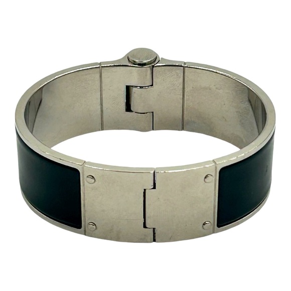 Hermès Enamel Charniere Uni Wide Hinged Bracelet - Picture 10 of 11